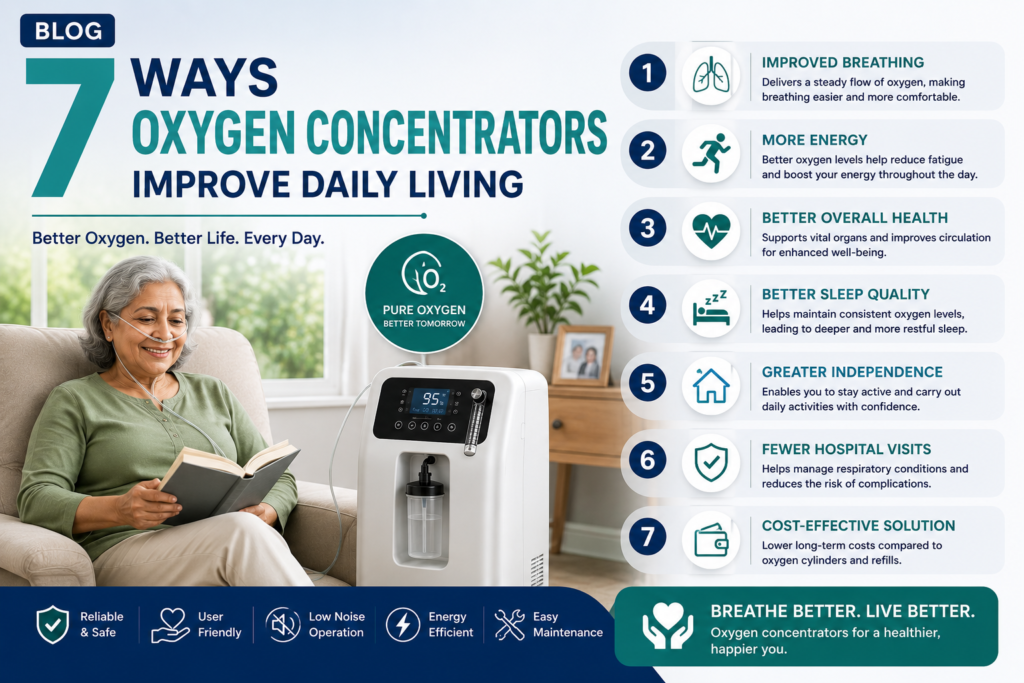 7 Ways Oxygen Concentrators Improve Daily Living