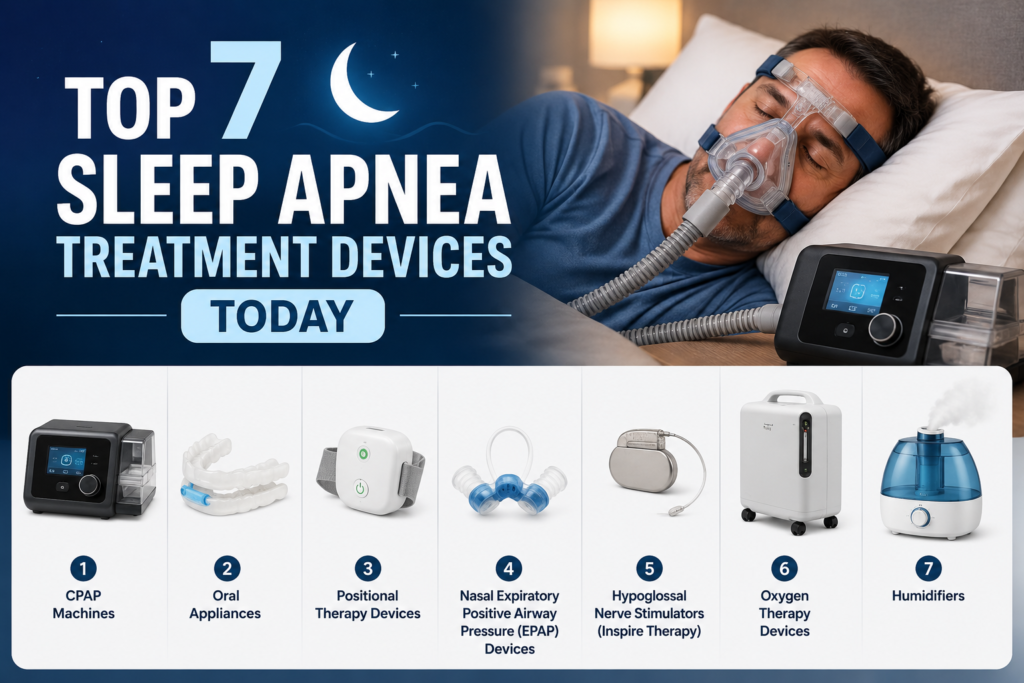 Top 7 Sleep Apnea Treatment Devices Today